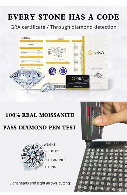 Bella Moissanite Diamond 1CT Asscher Cut Ring