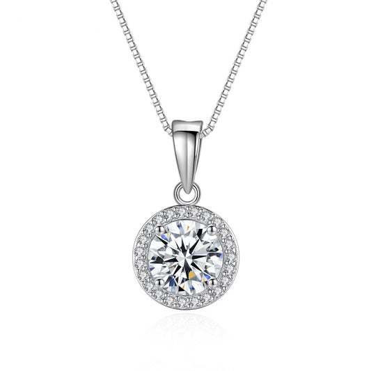 Bella 1CT Moissanite Diamond Necklace